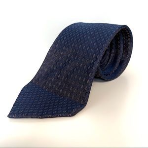 Oscar de la Renta Couture Blue Neck Tie